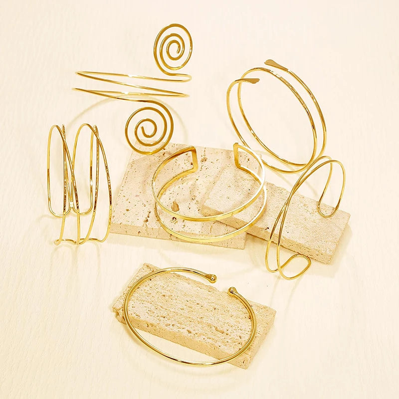 Golden Blossom Arm Cuff