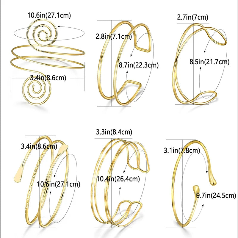 Golden Blossom Arm Cuff