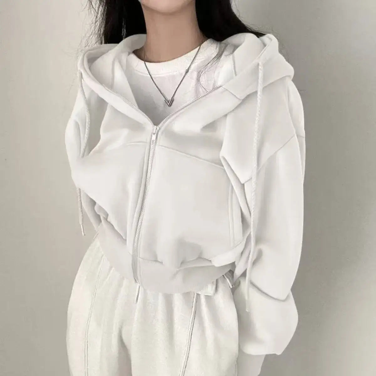 Autumn Winter Hooded Hoodies Women Casual Streetwear