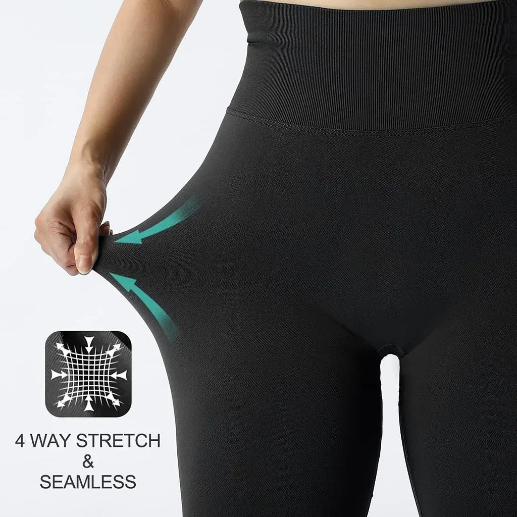 Knitted Seamless Fitness Leggings GYM Pants Women