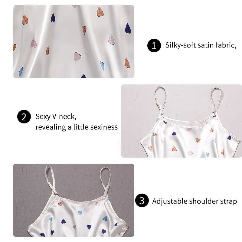 Ladies Sexy Sling Nightgown Nightdress Women's