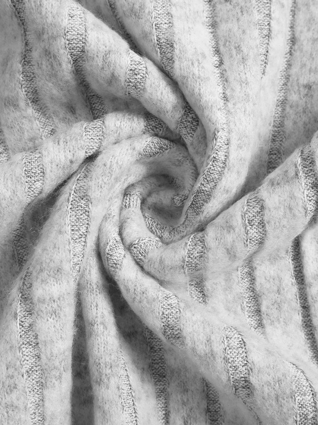 Women's Plain Split Thigh Ribbed Bodycon Dress, Casual Long Sleeve